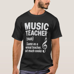Camiseta Professor de Música Como Um Professor Normal Mas M