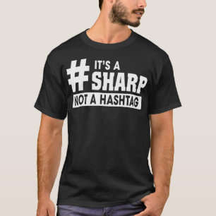 Camiseta Professor de Música em Lover É um Sharp não um Has