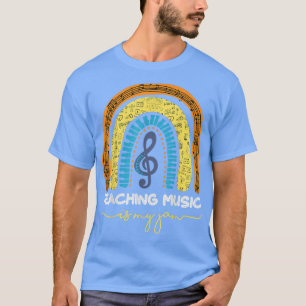 Camiseta Professor De Música Ensinando Música É Meu Emperra