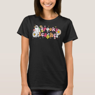 Camiseta Professor de Música Falsa e Floral Ghost School Ha