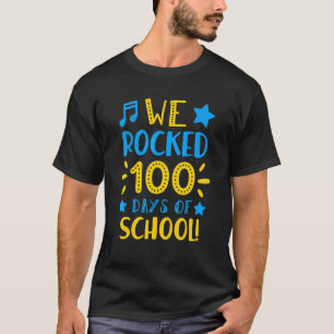 Camiseta Professor De Música Feliz 100º Dia Da Escola Que F