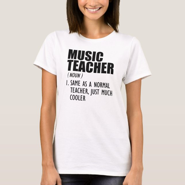 Camiseta Professor de Música - Muito mais legal (Frente)