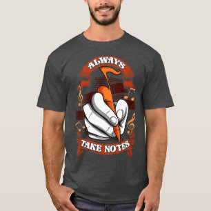 Camiseta Professor de Música Músico Músico Músico Sempre To