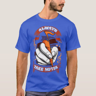 Camiseta Professor de Música Músico Músico Músico Sempre To