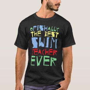 Camiseta Professor de natação - Obrigado Professor