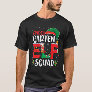 Camiseta Professor de Natal Jardim de Infância Elfo Esquadr