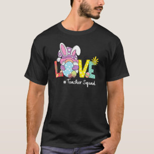 Camiseta Professor de Páscoa de amor Gnomos Bunny Eggs Pro
