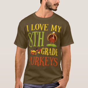 Camiseta Professor de Peregrinação de Dia de Ação de Graças