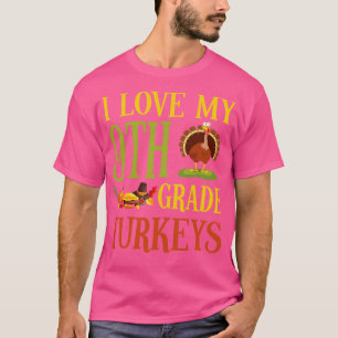 Camiseta Professor de Peregrinação de Dia de Ação de Graças