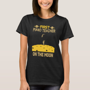 Camiseta Professor De Piano Na Lua