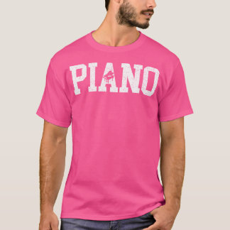 Camiseta Professor de Piano Pianista Piano Vintage