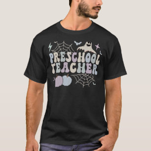 Camiseta Professor de pré-escola Spookol Halloween Pre K Pr