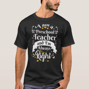 Camiseta Professor De Pré-Escolas Sempre Esquadrão De Tripu