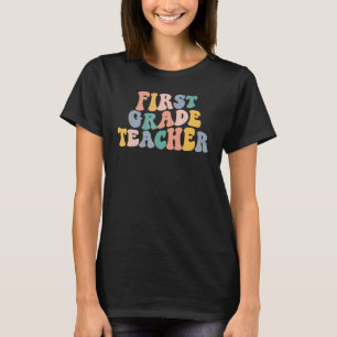 Camiseta Professor de primeira classe 1rua de carreira de p
