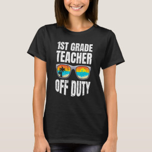 Camiseta Professor de primeira classe que se despede de pro