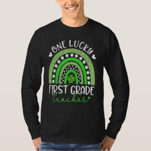 Camiseta Professor de primeira série feliz Rua D de Patrick