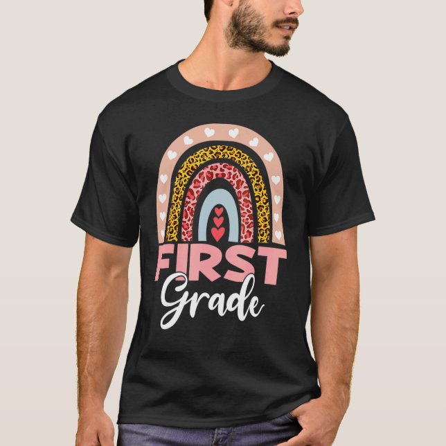 Camiseta Professor De Primeira Série Ute Leopard De Volta A (Frente)