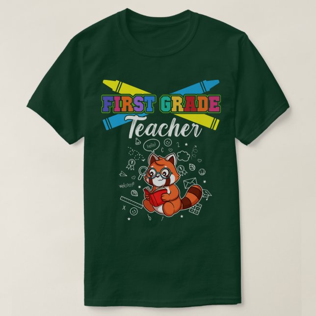 Camiseta Professor de primeiro grau Ensino básico (Frente do Design)