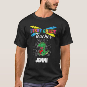Camiseta Professor de primeiro grau - Jenni - Nome pessoal