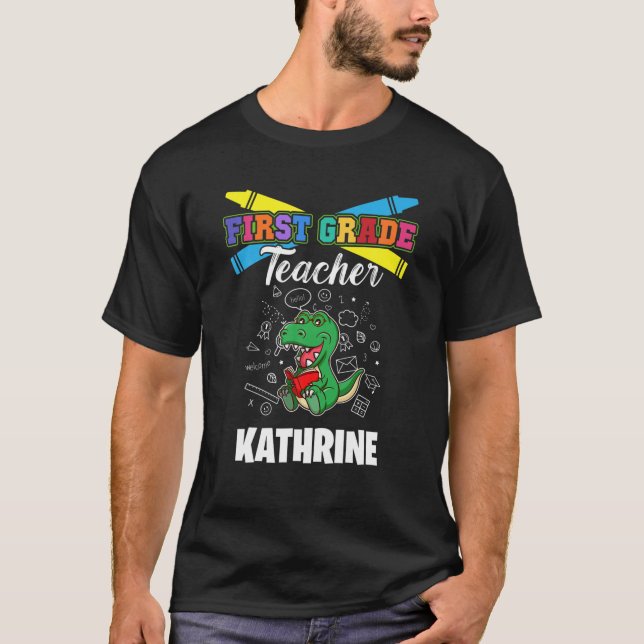 Camiseta Professor de primeiro grau - Kathrine - Pessoa de  (Frente)