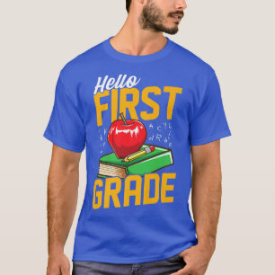 Camiseta Professor De Primeiro Grau Presente 1 rua De Volta