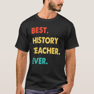 Camiseta Professor de profissão de professor de história -