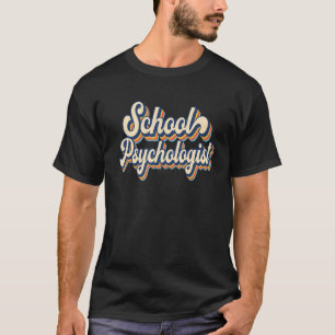 Camiseta Professor de Psicologia da Escola de Vintage Sch
