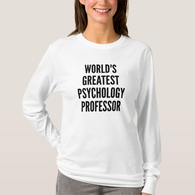 Camiseta Professor de Psicologia do Mundo (Frente)