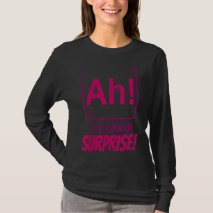 Camiseta Professor de Química Científico Ah O Elemento da S