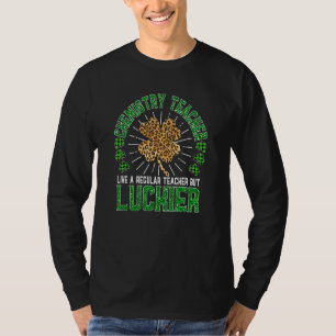 Camiseta Professor de Química de Dia de São Patrício Engraç