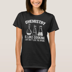 Camiseta Professor de Química é como Cozinhar, simplesmente