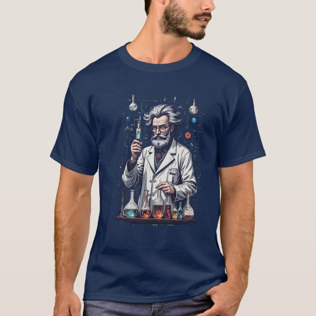 Camiseta professor de química engraçada (Frente)