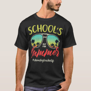 Camiseta Professor de Química Engraçado no último dia de au