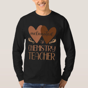 Camiseta Professor de Química Negro História Negra Mulheres