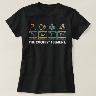 Camiseta Professor de Química Periódica de Mesas do Element