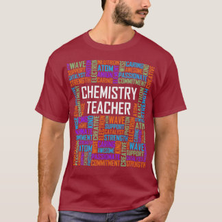 Camiseta Professor de Química Traça Palavra Presente para Q