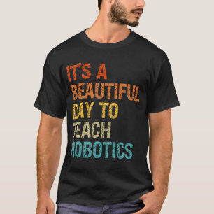 Camiseta Professor de Robótica de Vintage Profe de Classe R