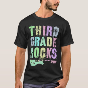Camiseta Professor de Rockstar de 3º grau em ROCKS