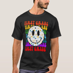 Camiseta Professor de Rosto Feliz de Primeiro Grau Estudant