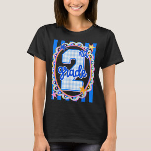 Camiseta Professor de segunda série listrado retrô 2º ano v