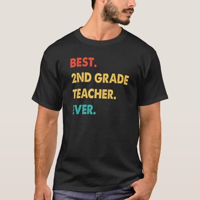 Camiseta Professor de segundo Grau de Retrô de Professores  (Frente)