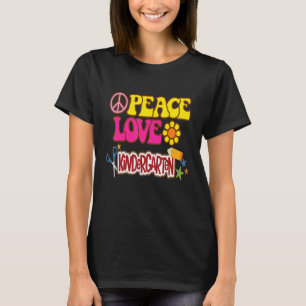 Camiseta Professor de série Paz Amor Equipe de Jardim de In