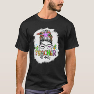 Camiseta Professor de serviço Cabelo nojento Engraçado T