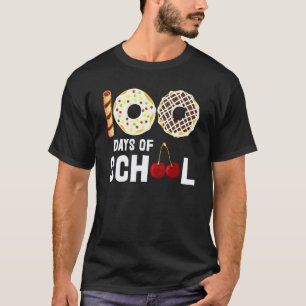 Camiseta Professor de Sobremesa de Donut Cereja de 100 Dias