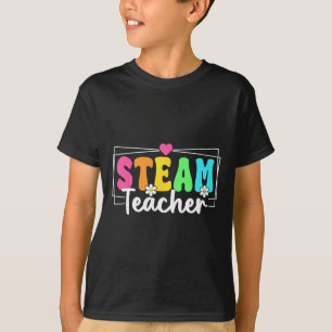 Camiseta Professor de Steam de Volta às Aulas Professor de