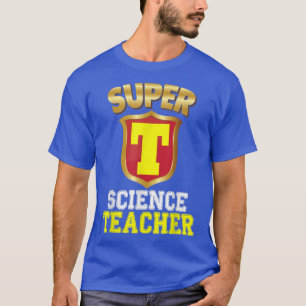 Camiseta Professor De Super Ciência De Volta Ao Colégio Her