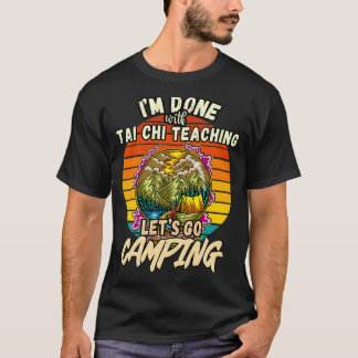 CAMISETA PROFESSOR DE TAI CHI E CLÁSSICO DE DESIGN DE CAMPI