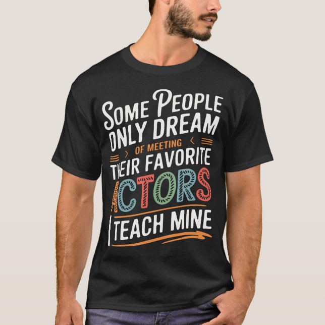 Camiseta Professor de Teatro da Escola de Teatro Dramático (Frente)