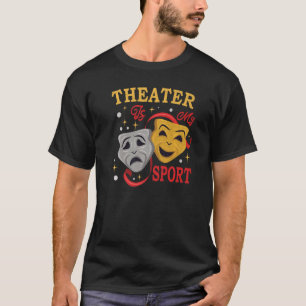 Camiseta Professor de Teatro Teatro Teatral Ator Nerd de Te