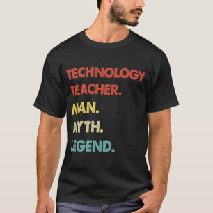 Camiseta Professor de Tecnologia Homem Mito Legenda 1